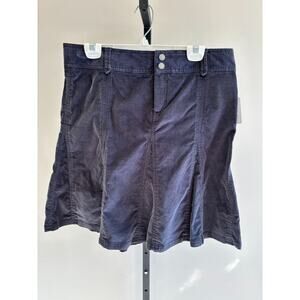 Athleta Women's Blue Corduroy Skirt Size 10 NWT #T43093